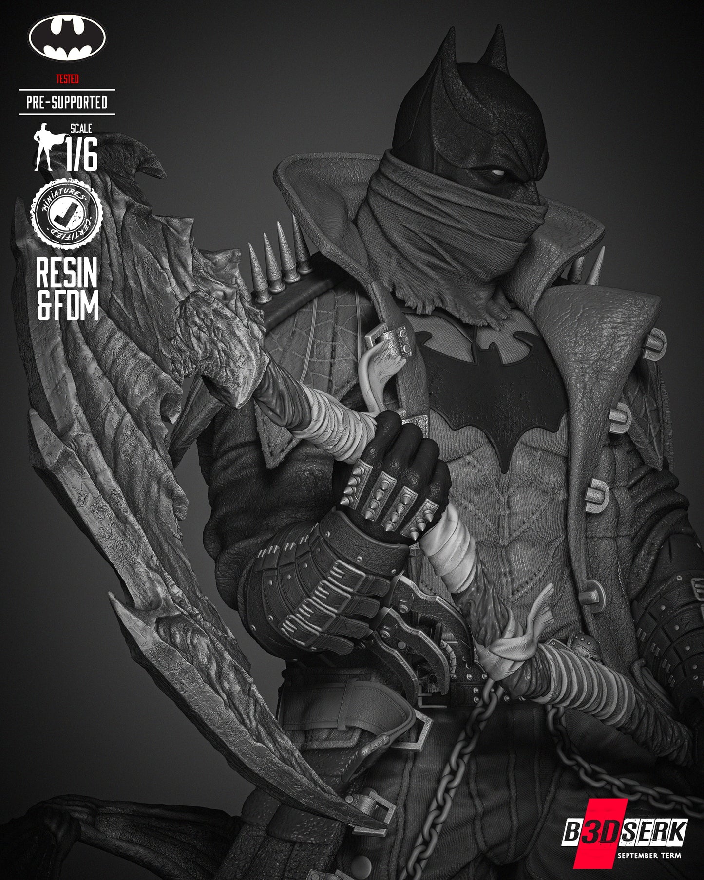 Batman Dark Knights Resin Fan Art - MTO (B3D)