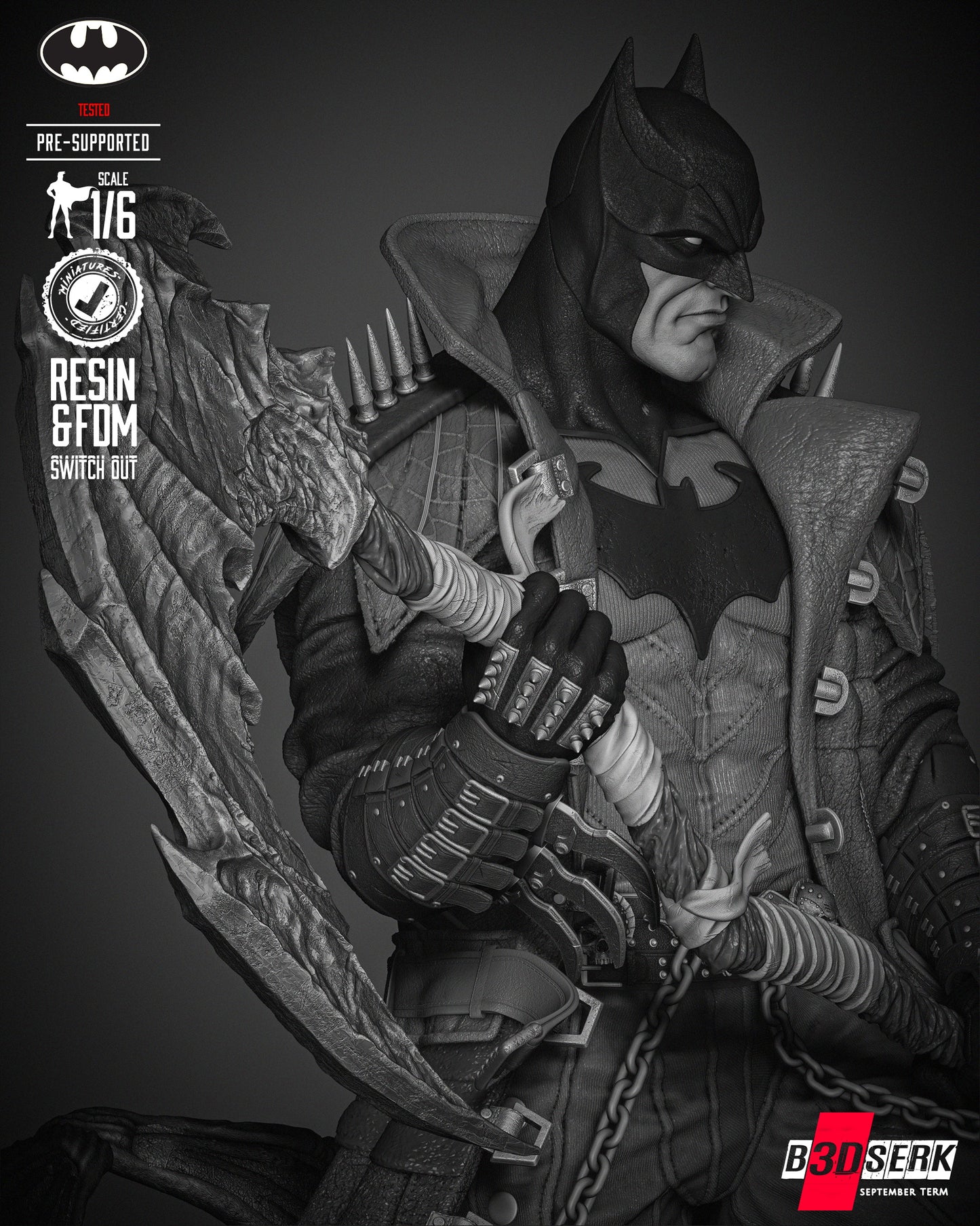 Batman Dark Knights Resin Fan Art - MTO (B3D)