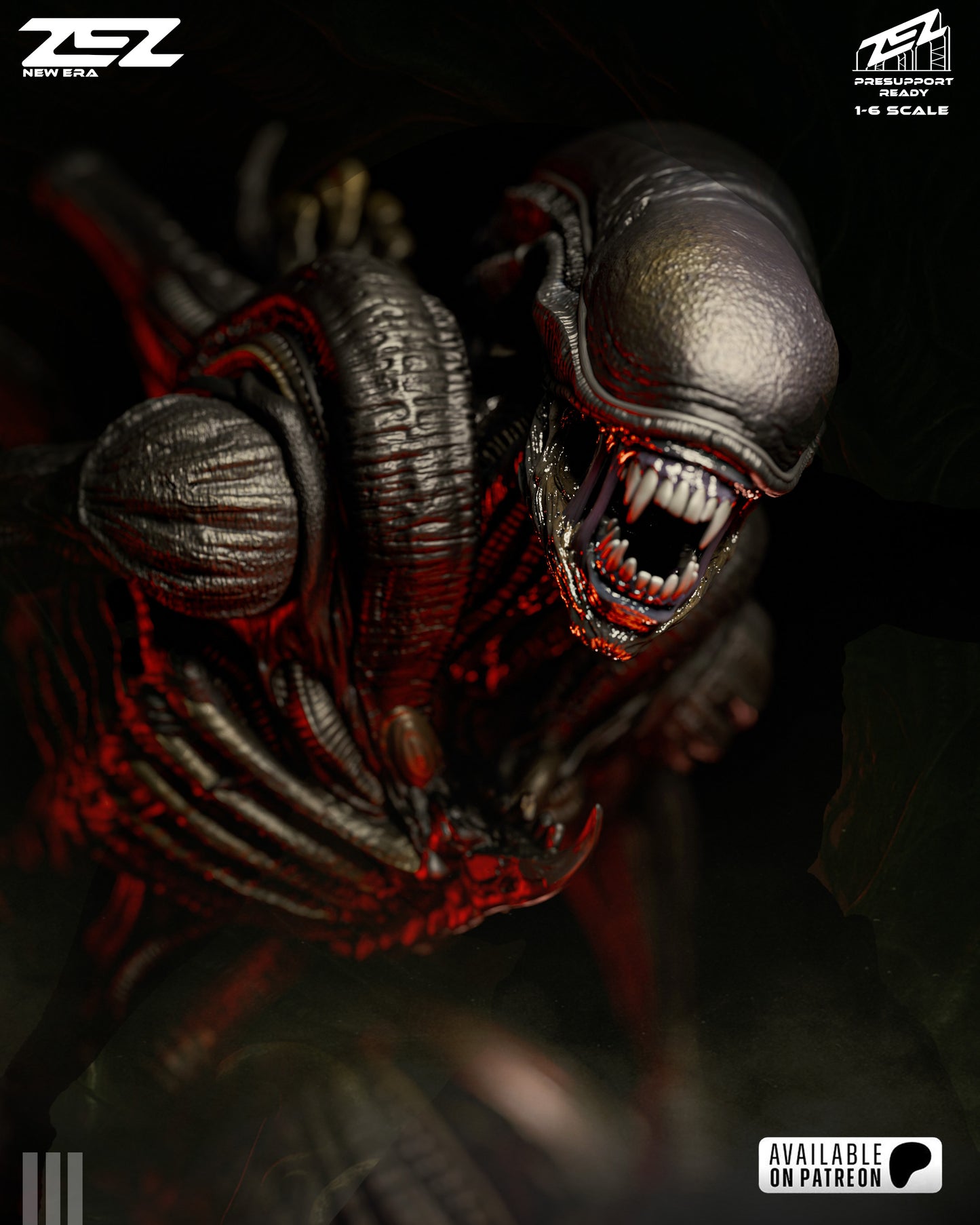 Deadly Alien Resin Fan Art - MTO (ZEZ)