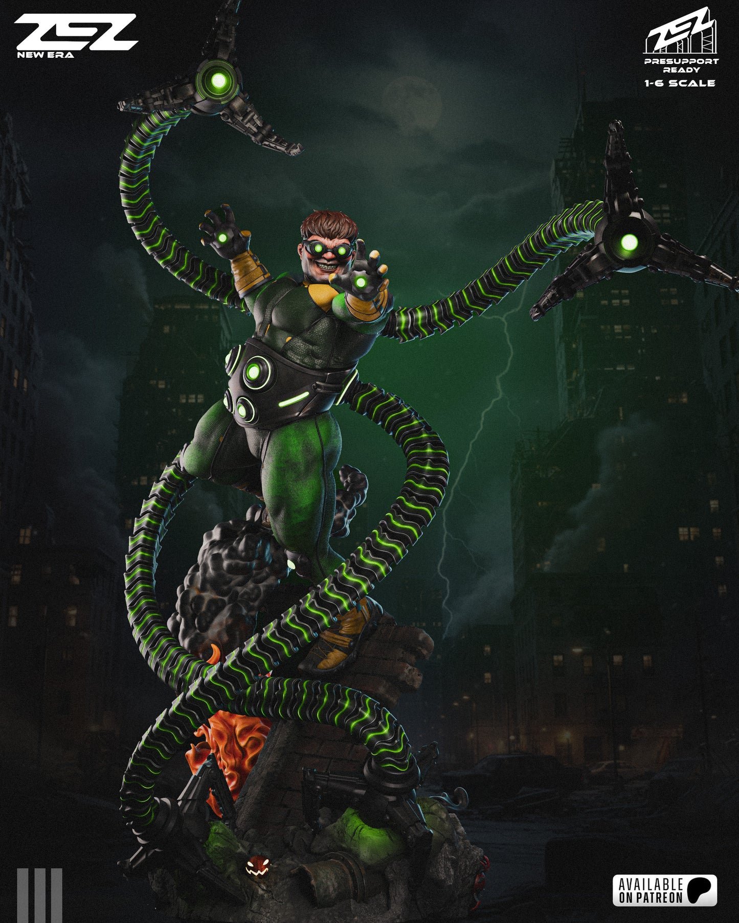 Doc Oc Resin Art (Design by ZEZ Studios)