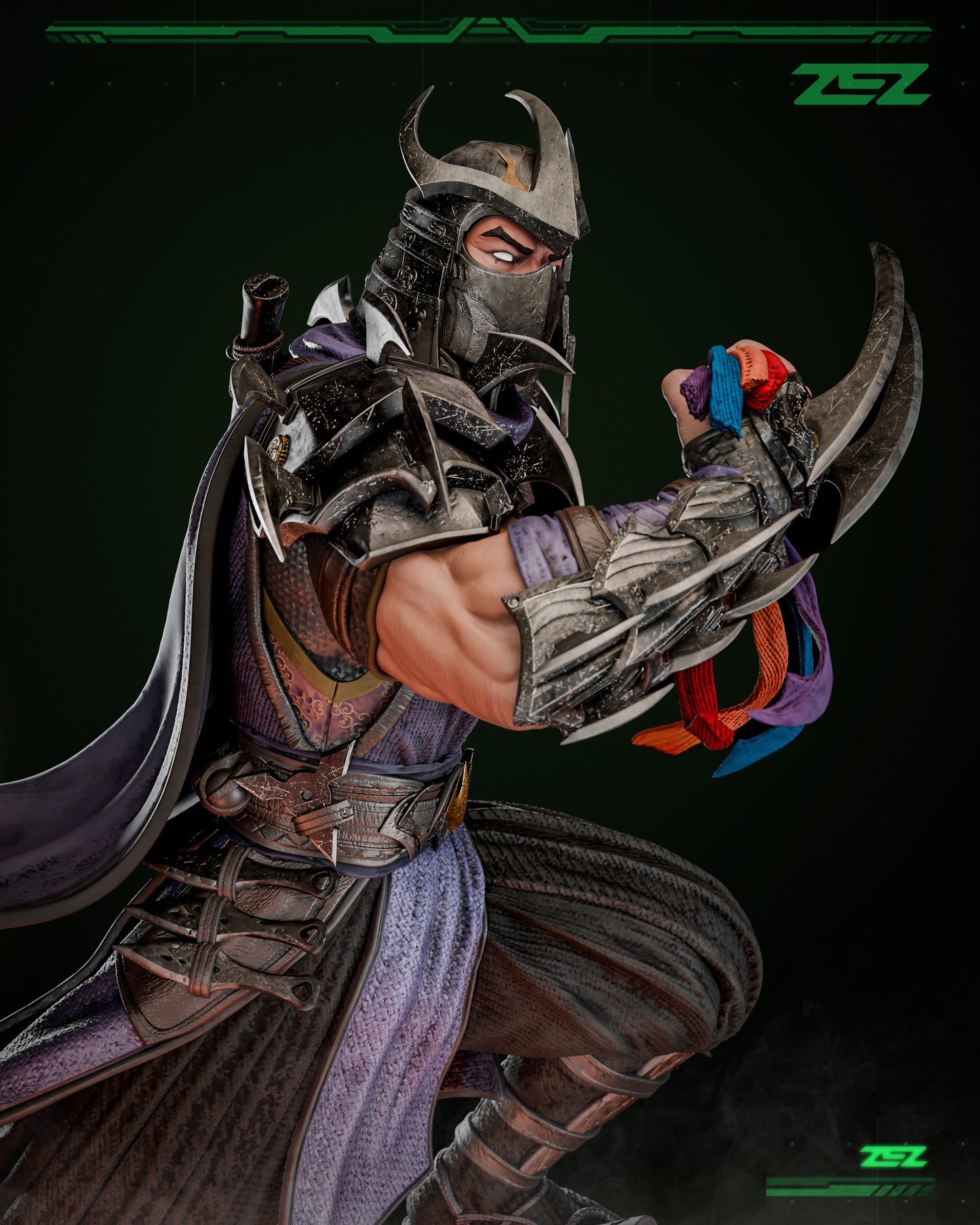 Shredder Resin Fan Art - MTO (ZEZ)