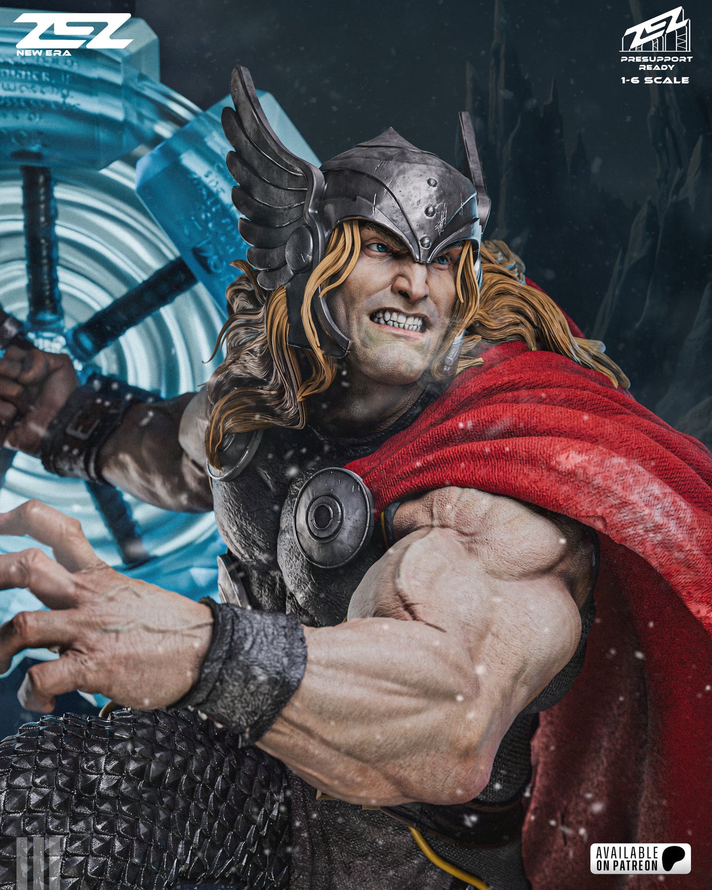 Thor Resin Art (Design by ZEZ Studios)