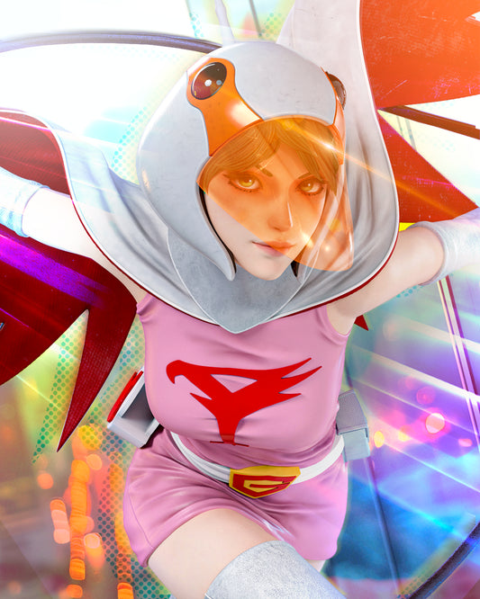 Jan the Swan Resin Art (Design by CA3D)