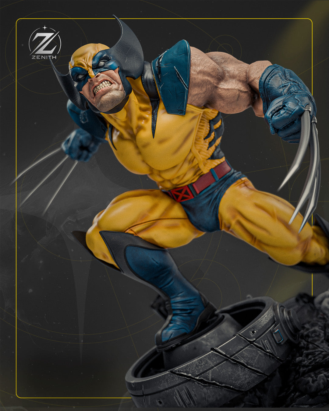 Wolverine Resin Art (Design by Zenith)