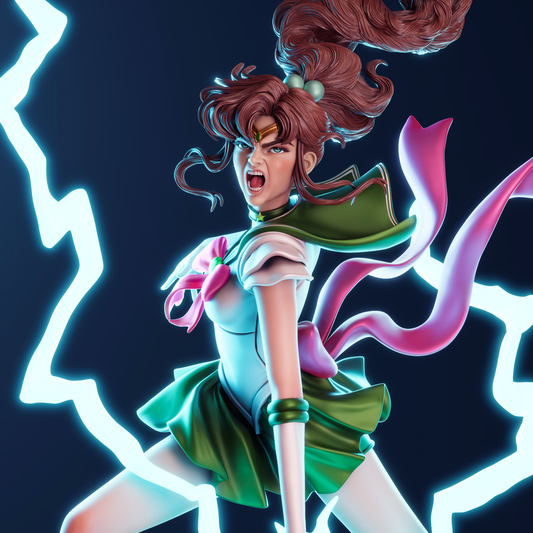 Makoto Kino (Sailor Moon) Resin Sculpture (Design by CA3D Studios)