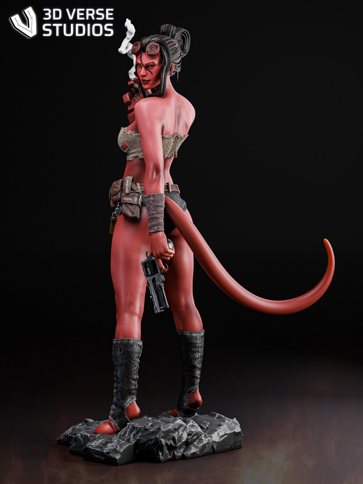 Hellgirl Collectible Resin Fan Art Pro Painted - MTO