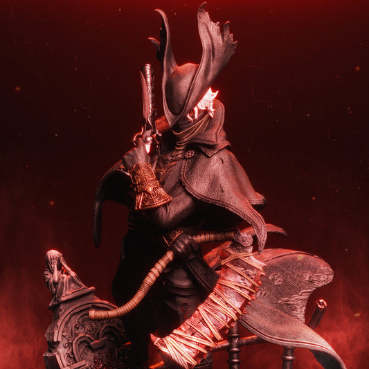 Bloodborne Hunter Resin Art - MTO (Design by CA3D)