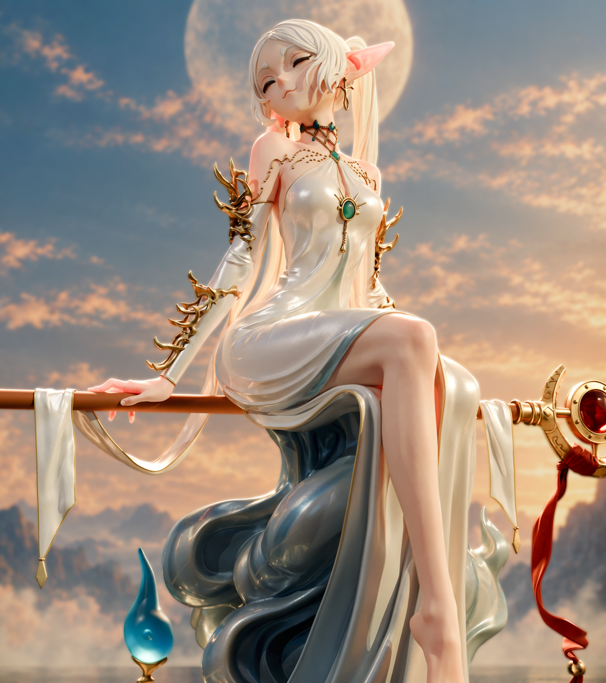 Frieren Collectible Resin Art (Design by CA3D)