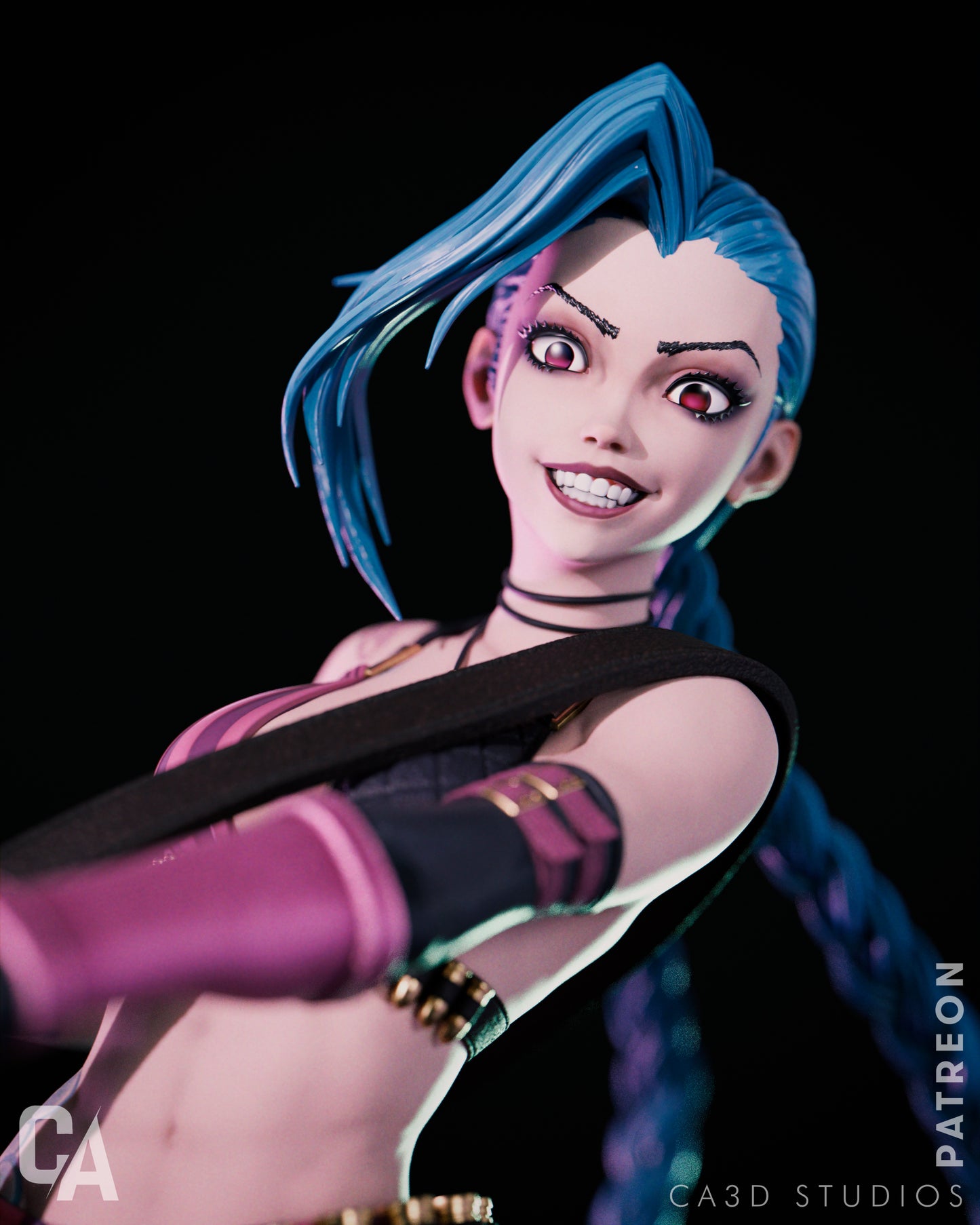 Jinx Collectible Resin Fan Art Pro Painted - MTO