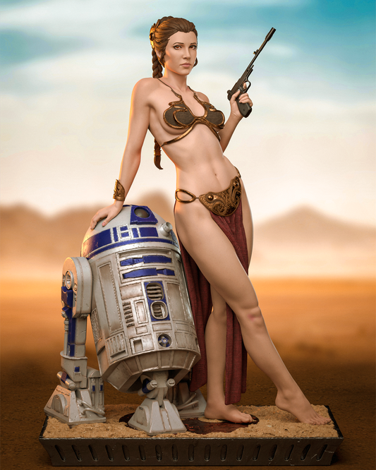 Princess Leia Star Wars Resin Art - MTO (Design by CA3D)