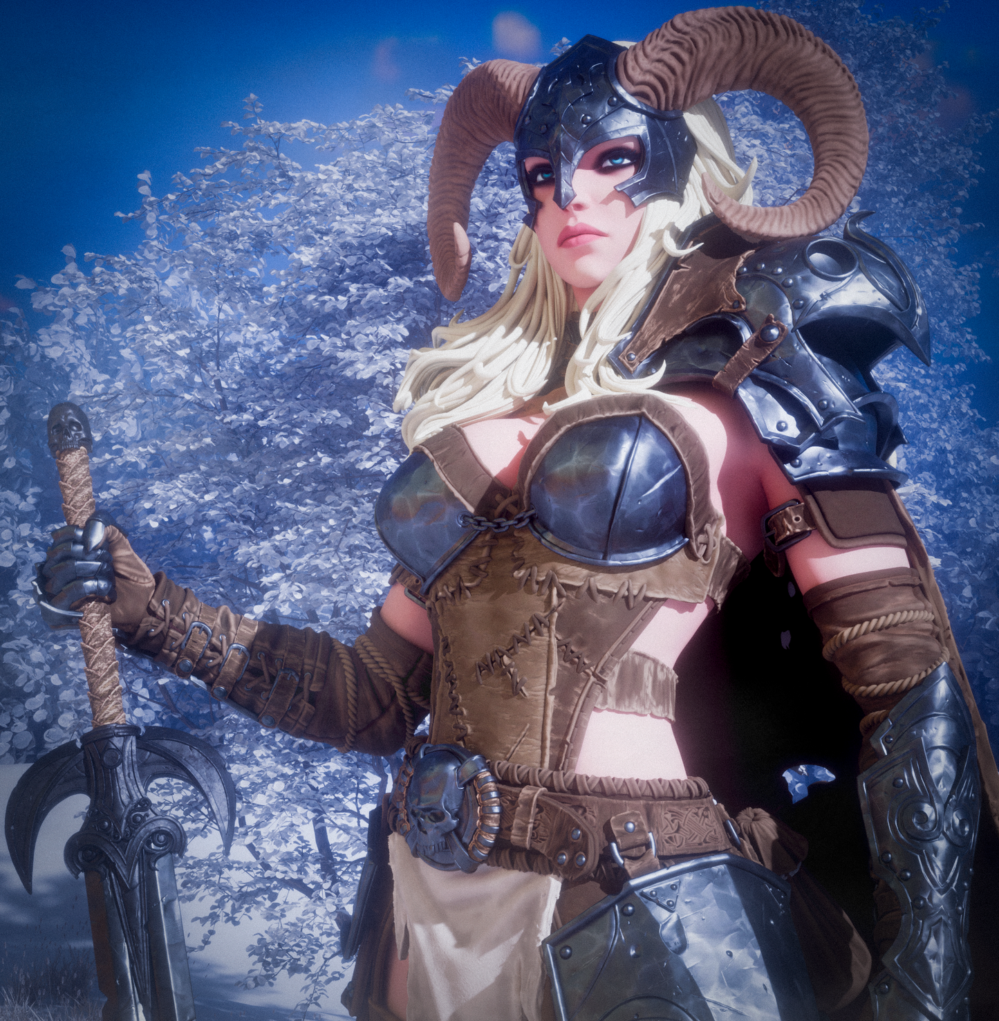 Warrior of the North Resin Art (Design by CA3D)