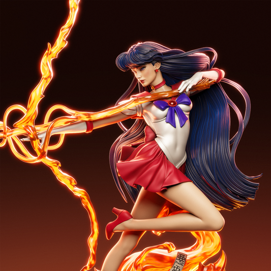Rei Hino Sailor Moon Resin Fan Art - MTO (Design by CA3D Studios)