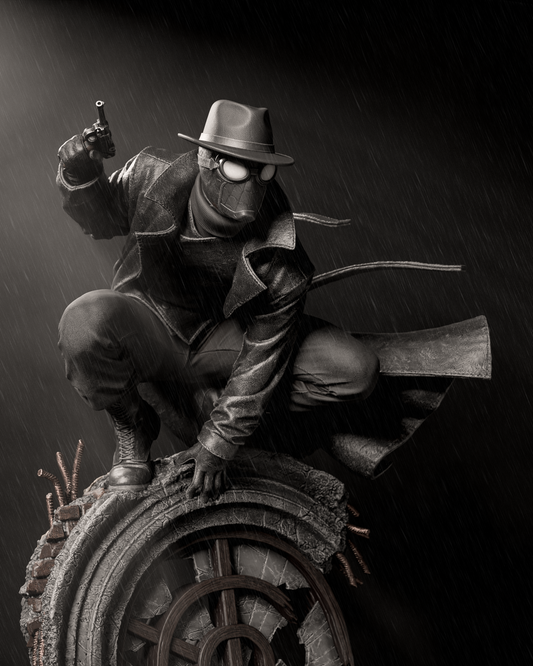 Spider Man Noir Resin Art - MTO (Design by CA3D)