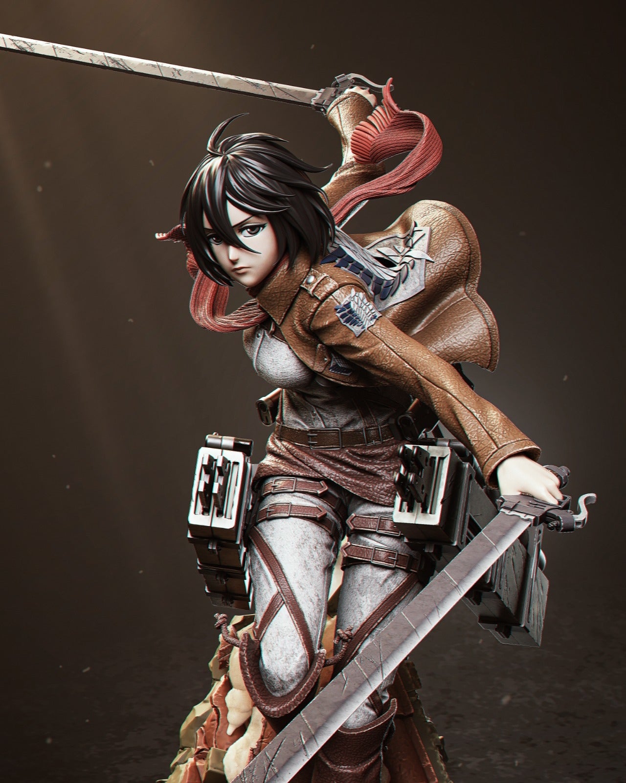 Mikasa Resin Fan Art - MTO (CA3D)