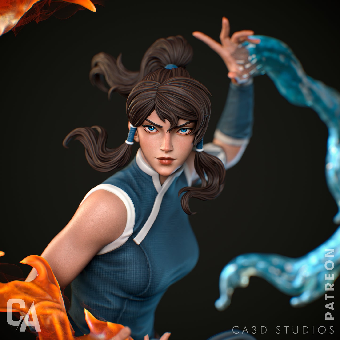 Kora Collectible Resin Fan Art Pro Painted - MTO