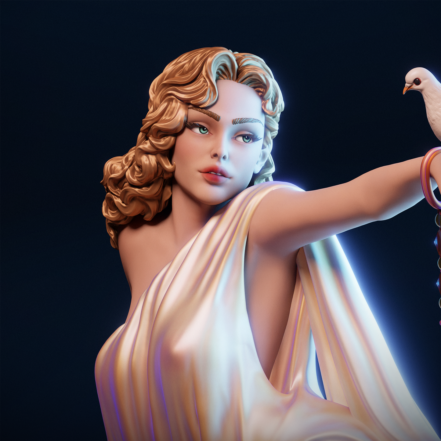 Classical Pinup Resin Fan Art - MTO (Design by CA3D Studios)