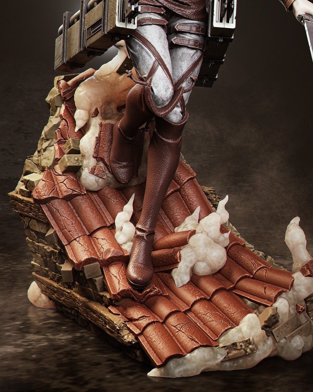 Mikasa Resin Fan Art - MTO (CA3D)