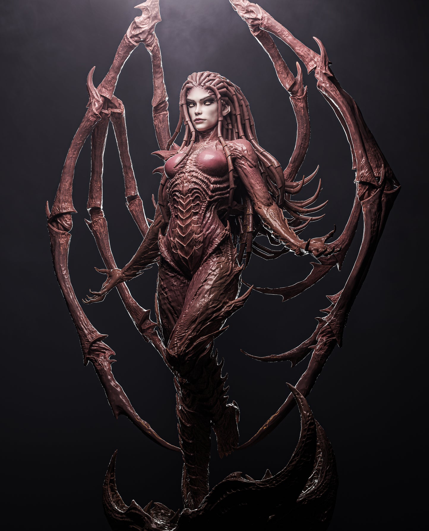 Sarah Kerrigan Resin Art - MTO (Design by CA3D)