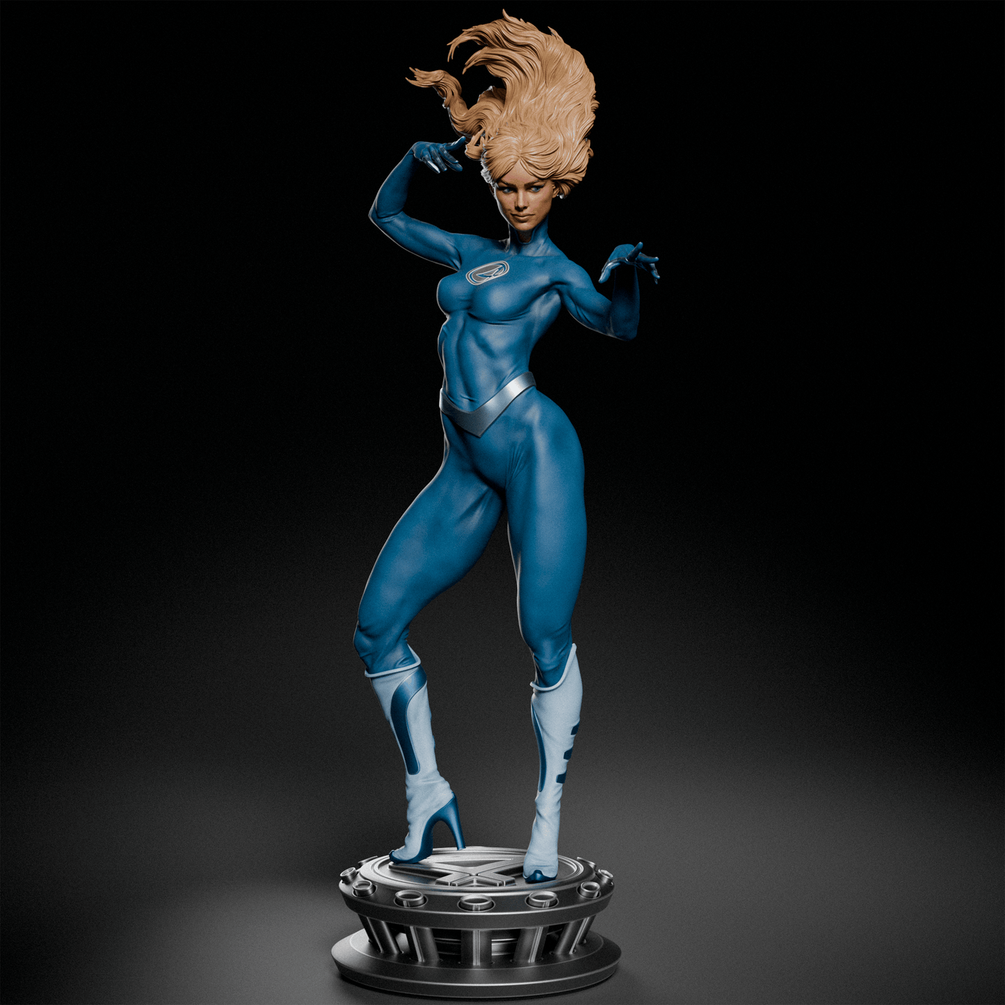 Invisible Woman Resin Fan Art - MTO CA3D