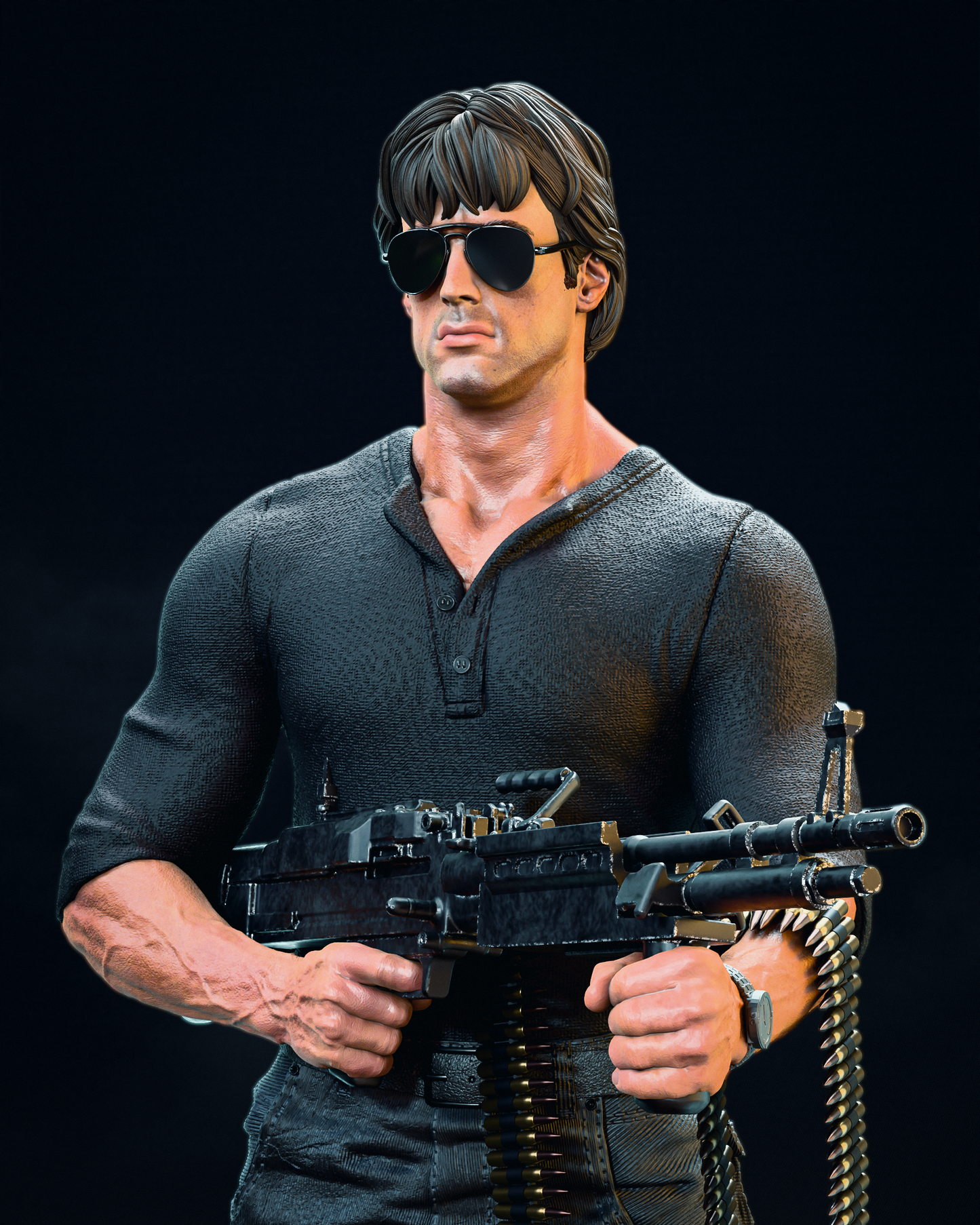 Rambo Resin Fan Art - MTO CA3D