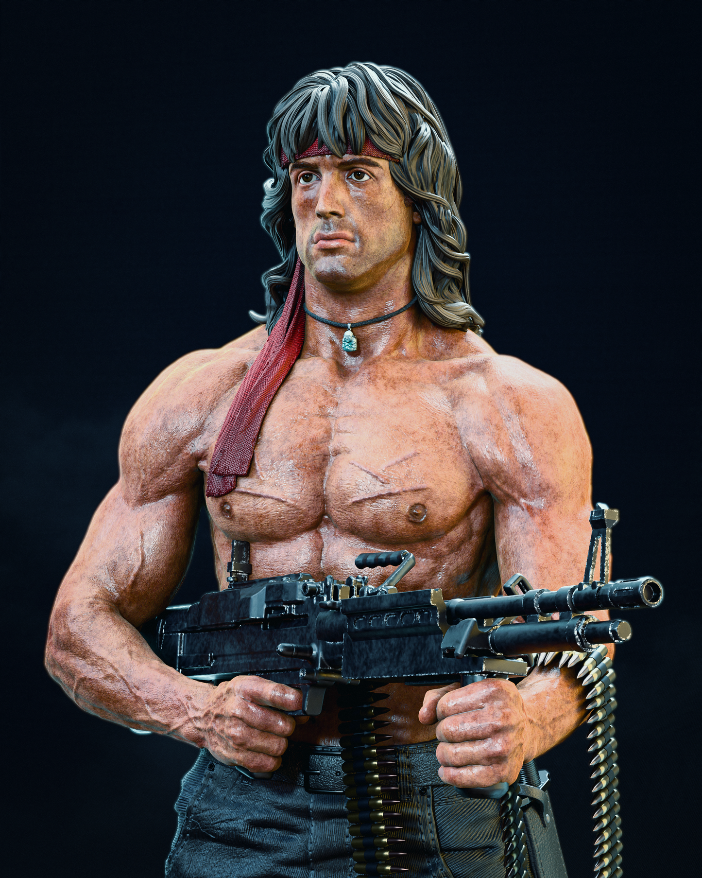 Rambo Resin Fan Art - MTO CA3D