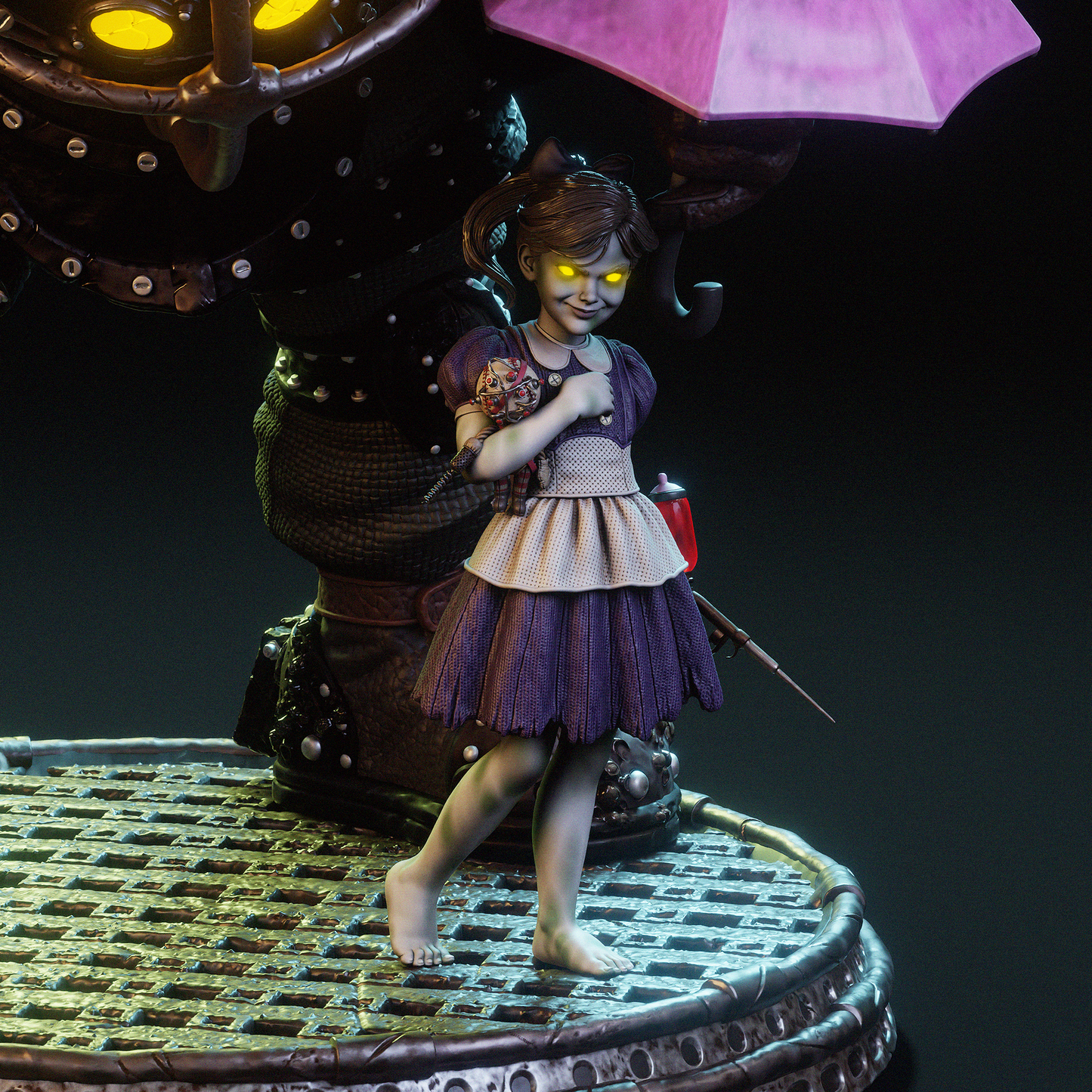 Bioshock Big Daddy Resin Art - MTO (Design by CA3D)