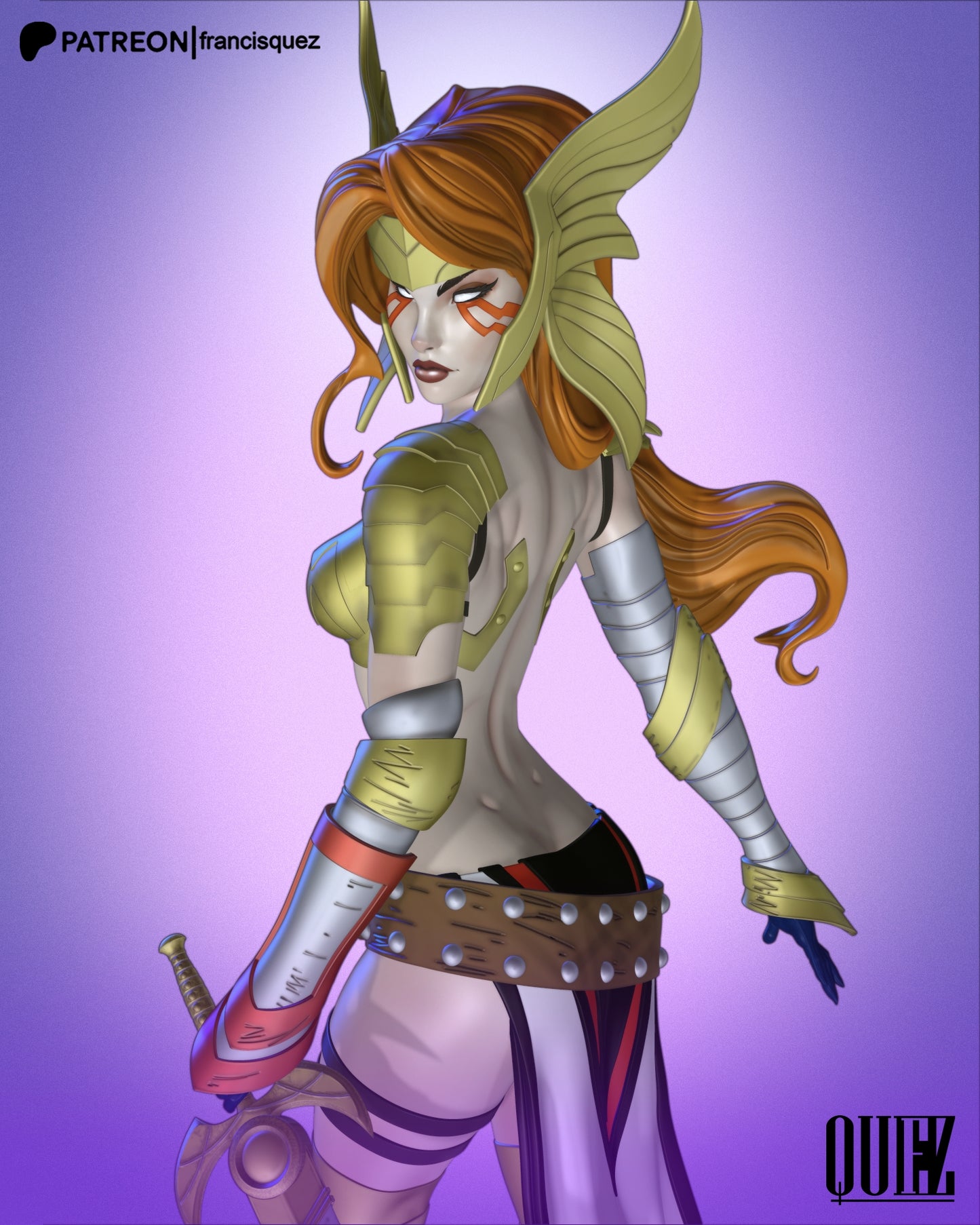 Angela Resin Fan Art Pro Painted - MTO (Quez)