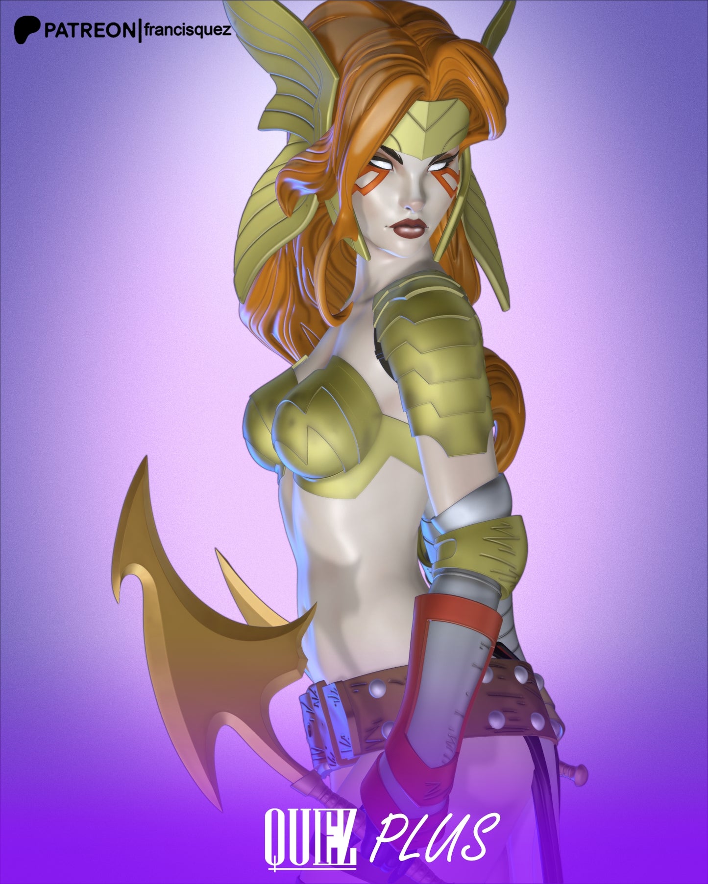 Angela Resin Fan Art Pro Painted - MTO (Quez)