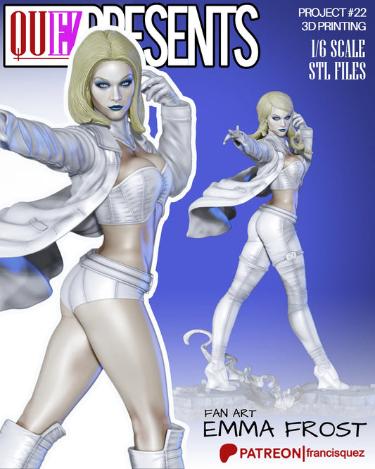 Emma Frost Resin Fan Art - MTO (Quez)