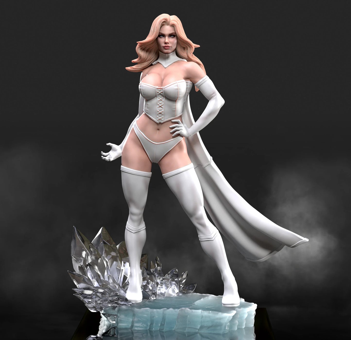 Emma Frost Resin Fan Art Pro Painted - MTO (A3Dv2)