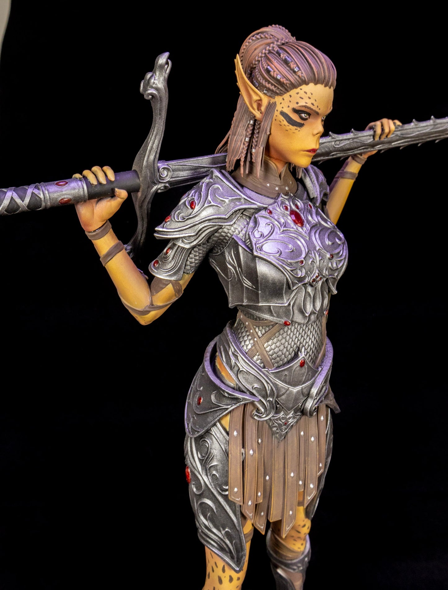 Baldur's Gate 3 Lae'zel Collectible Resin Fan Art Pro Painted - MTO