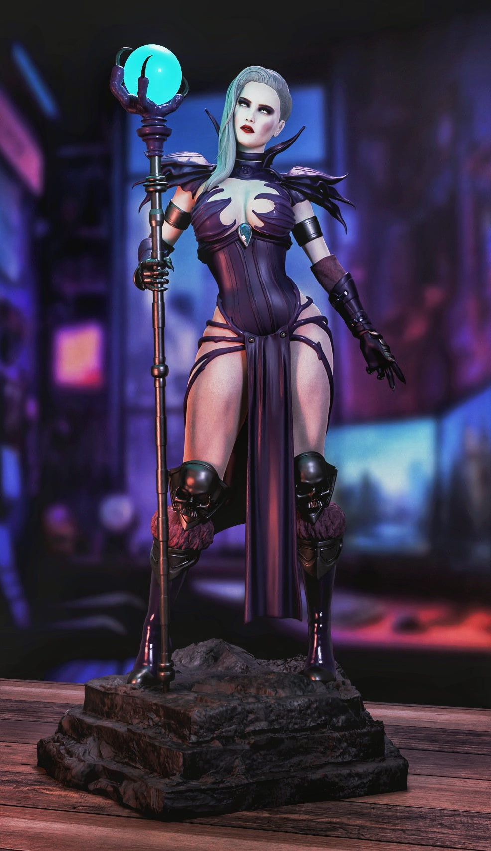 Evil-Lyn Masters of the Universe Resin Art (Design by MCM3D Studios)