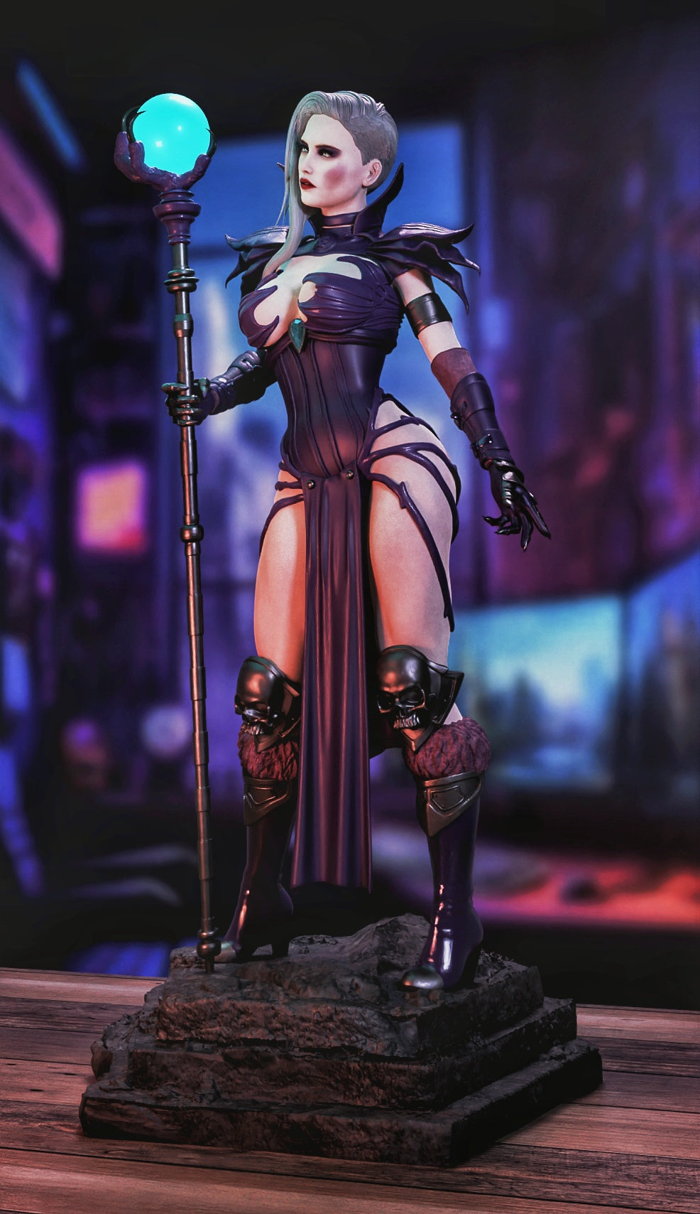 Evil-Lyn Masters of the Universe Resin Art (Design by MCM3D Studios)
