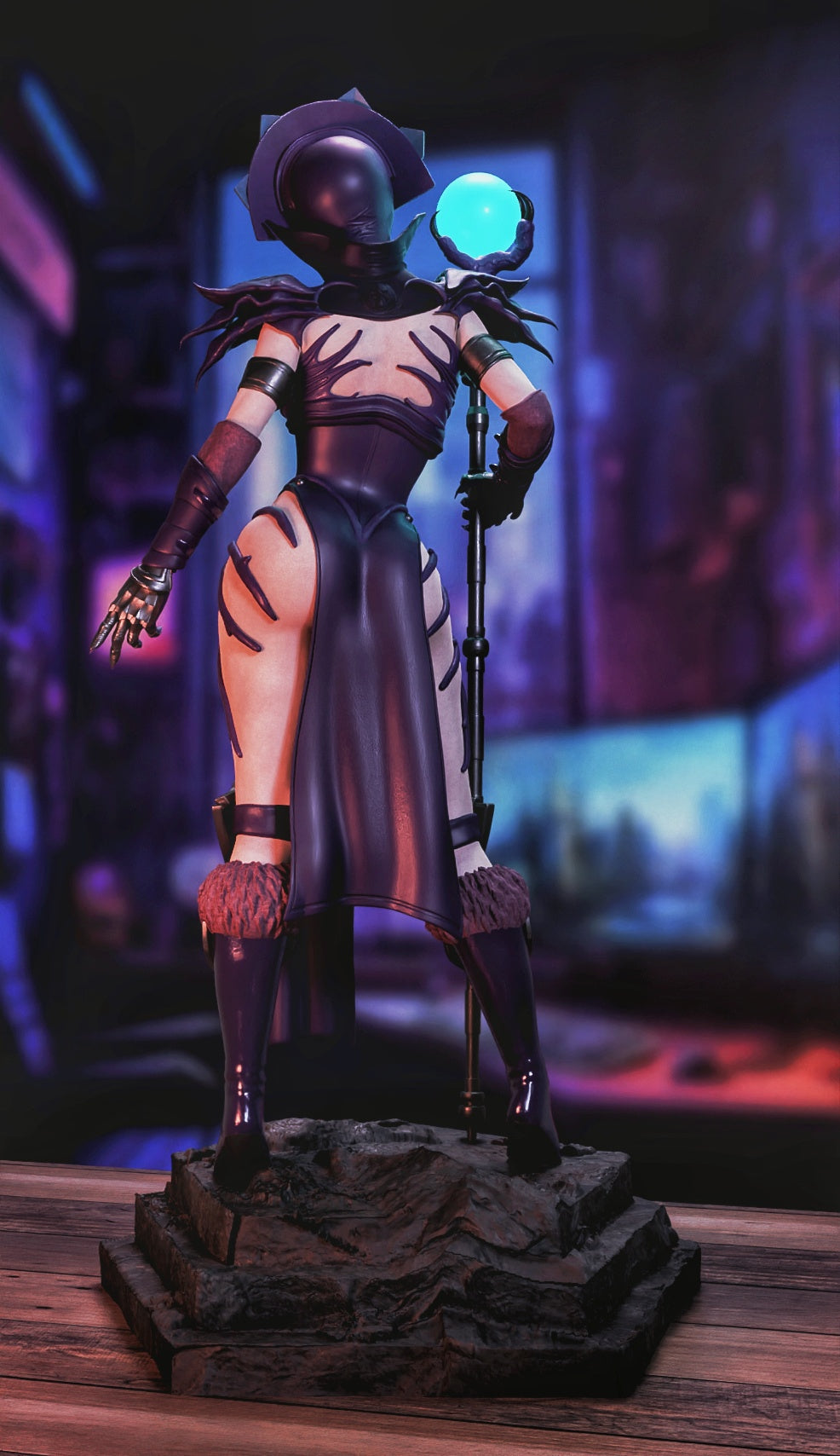 Evil-Lyn Masters of the Universe Resin Art (Design by MCM3D Studios)