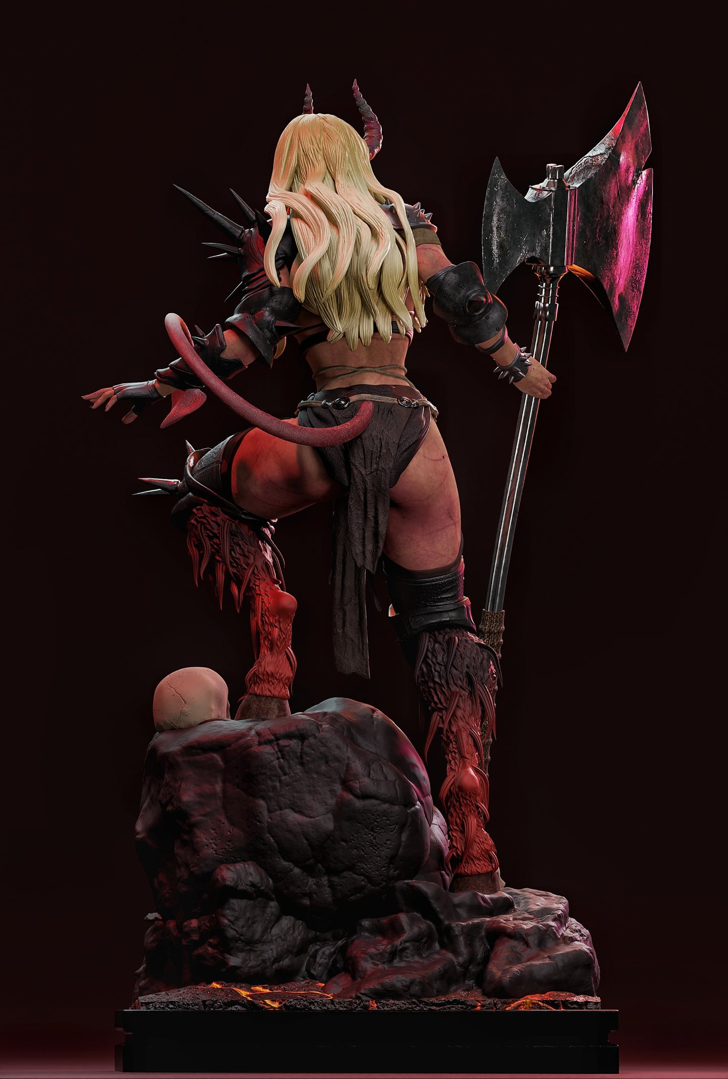 Magik Darkchild Resin Art (Design by MCM3D Studios)