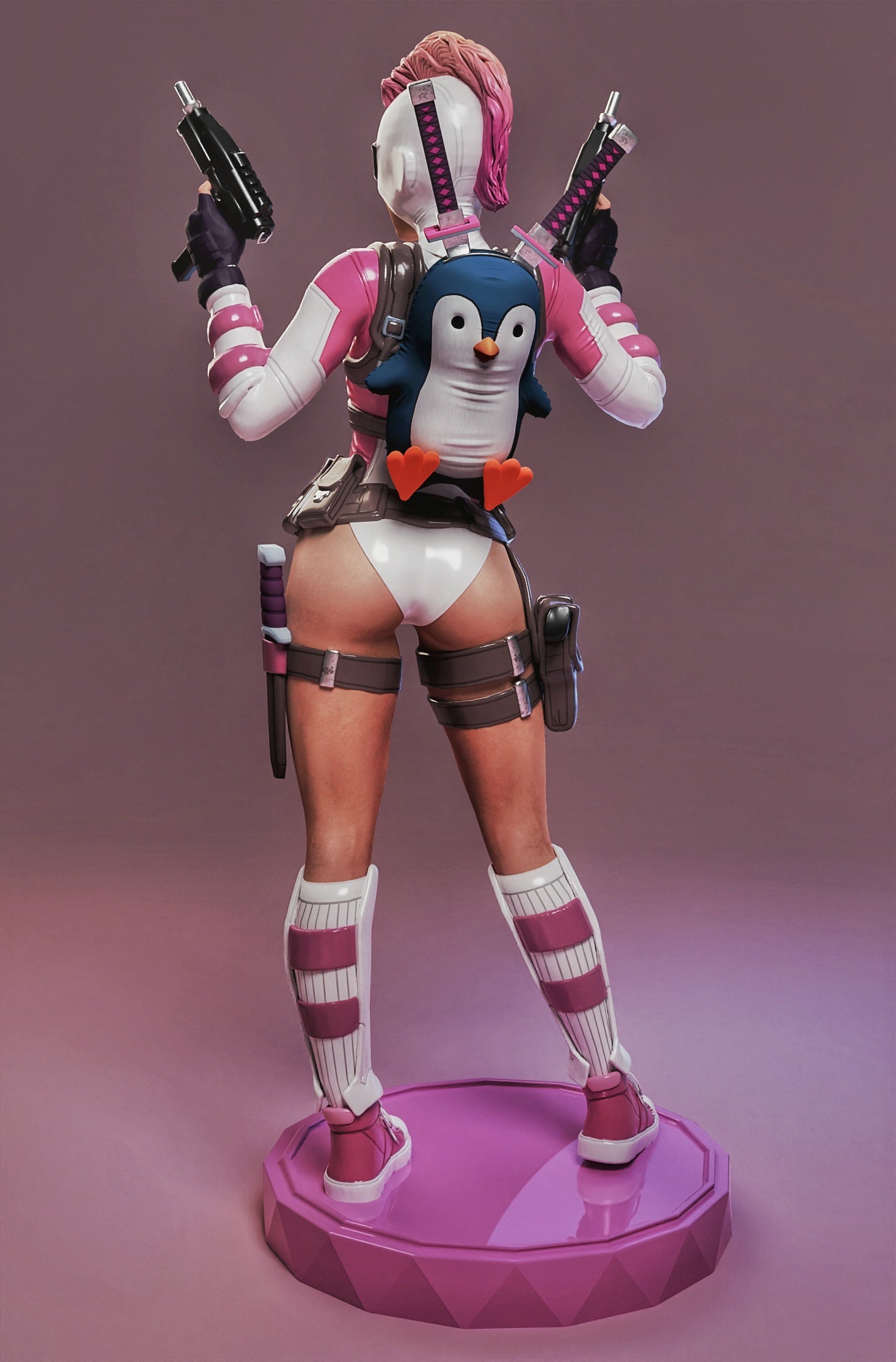 Gwenpool Resin Art (Design by MCM3D Studios)