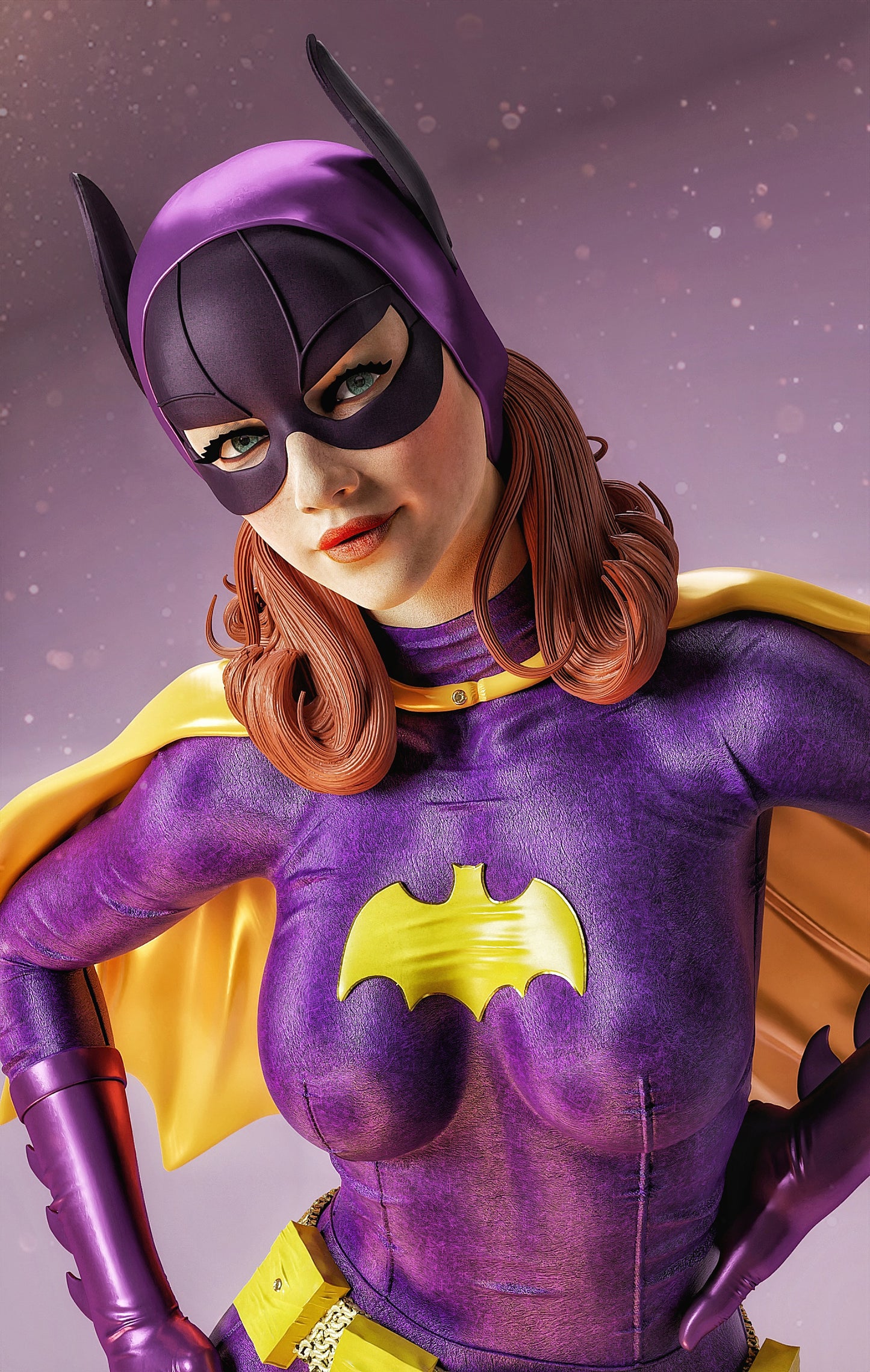 Batgirl Resin Art (Design by MCM3D Studios)