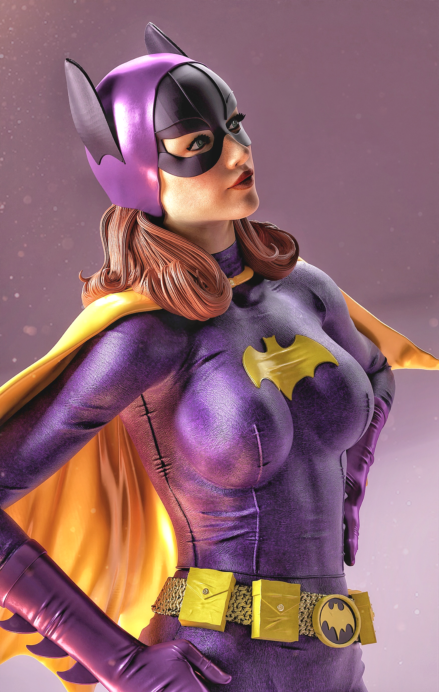 Batgirl Resin Art (Design by MCM3D Studios)