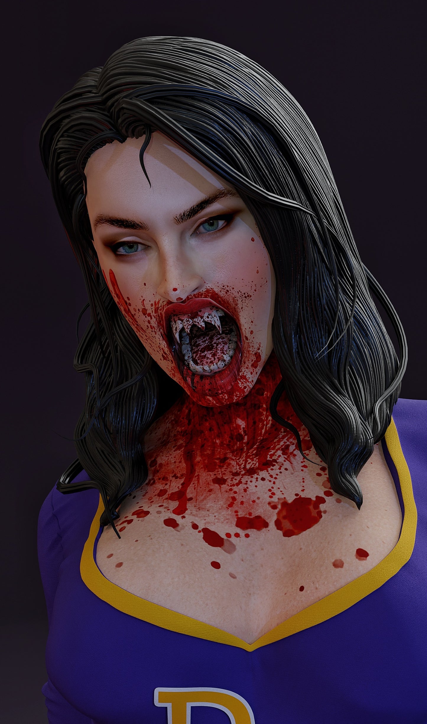 Jennifer's Body Resin Art (Design by MCM3D Studios)