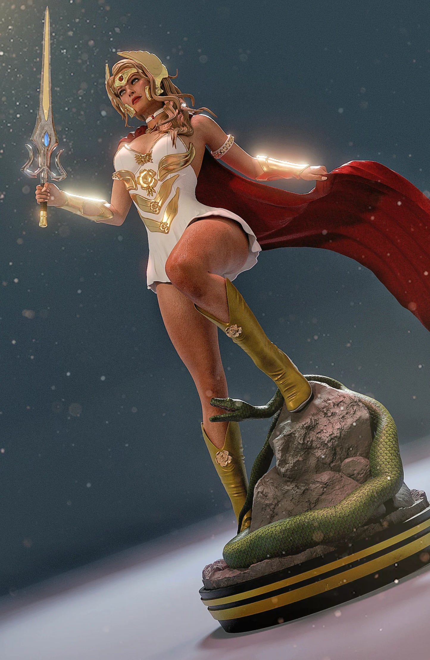 She-Ra Resin Art (Design by MCM3D Studios)