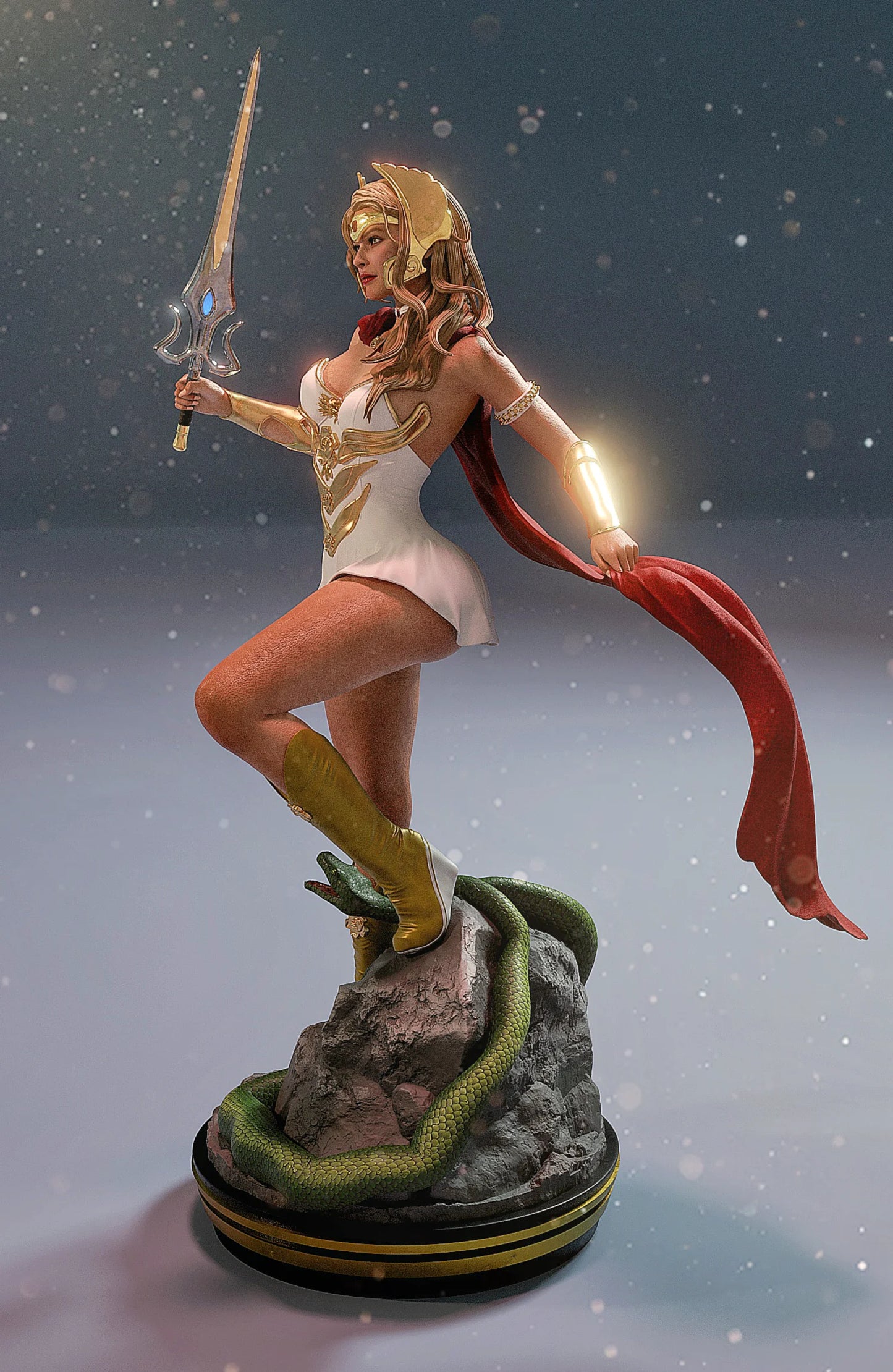 She-Ra Resin Art (Design by MCM3D Studios)