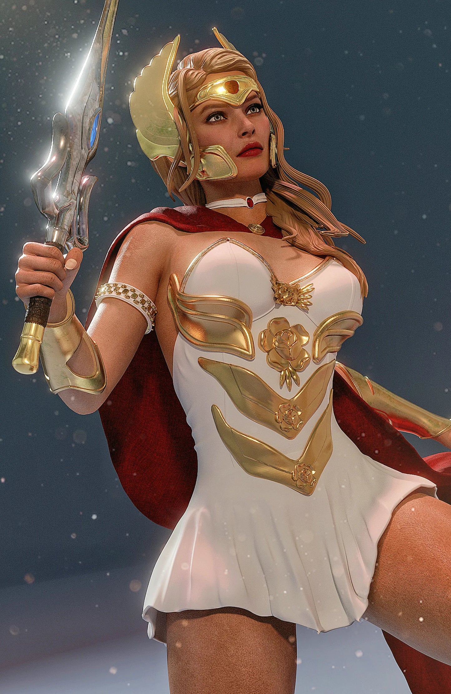 She-Ra Resin Art (Design by MCM3D Studios)
