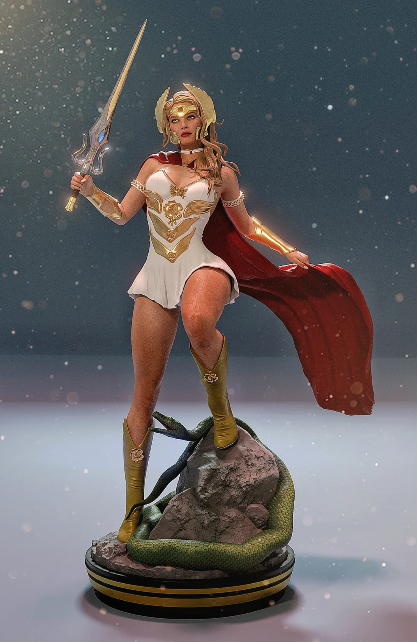 She-Ra Resin Art (Design by MCM3D Studios)