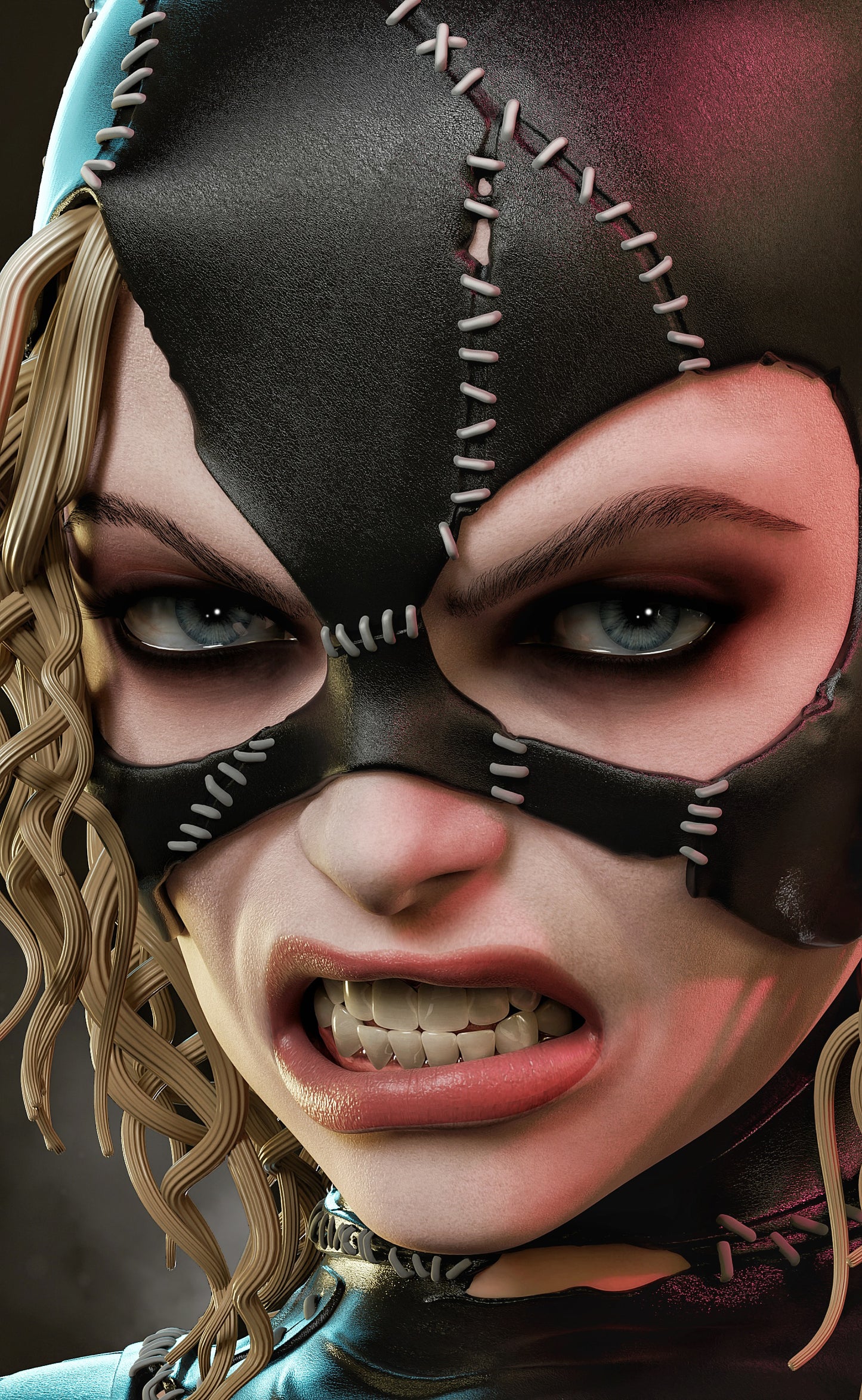 Catwoman Resin Art (Design by MCM3D Studios)