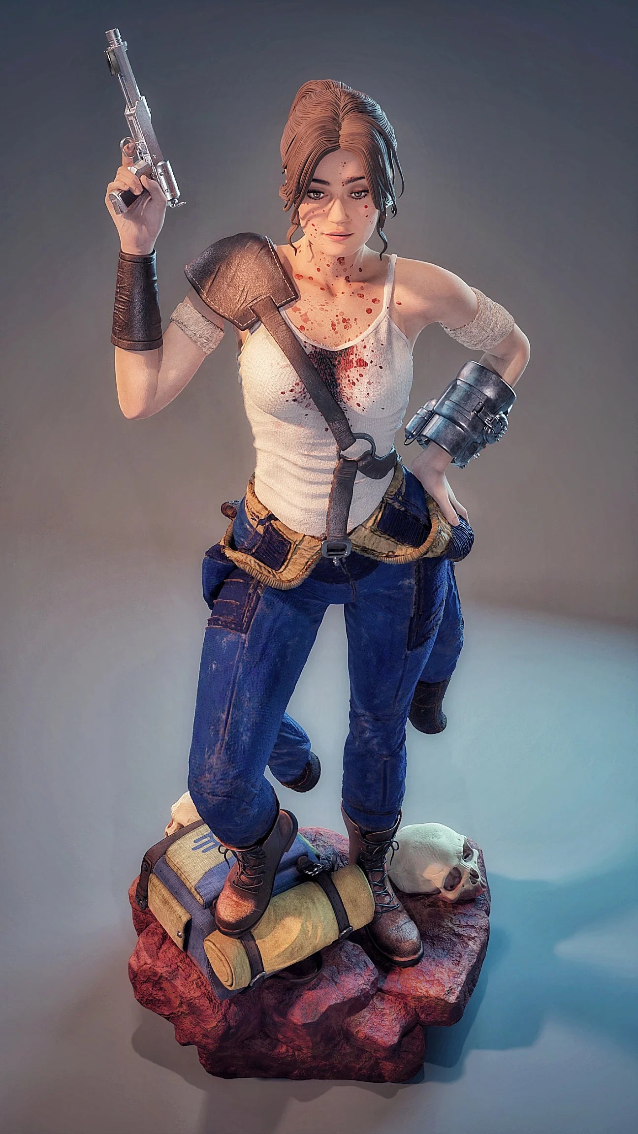 Lucy Fallout Resin Art (Design by MCM3D Studios)