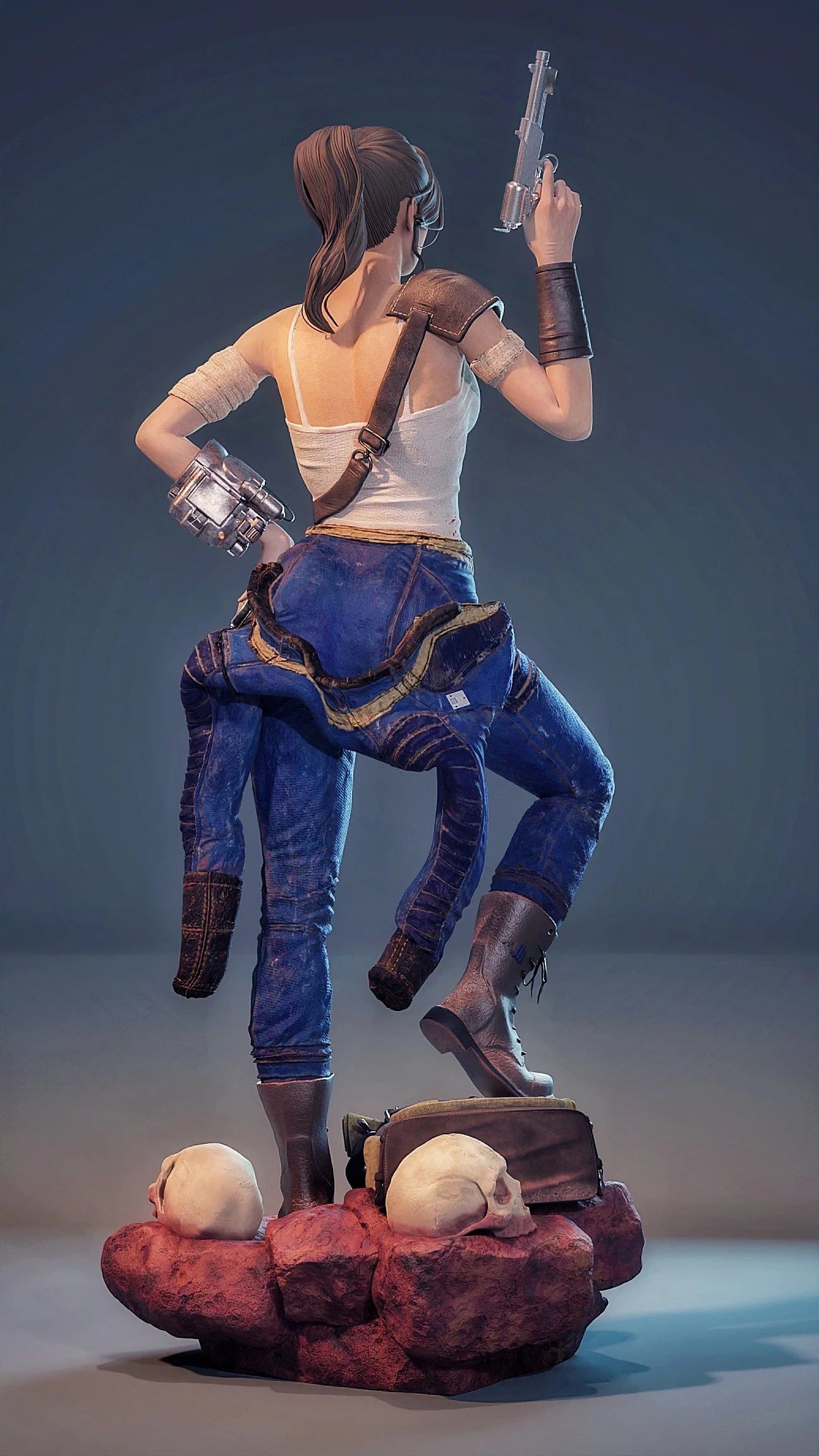 Lucy Fallout Resin Art (Design by MCM3D Studios)