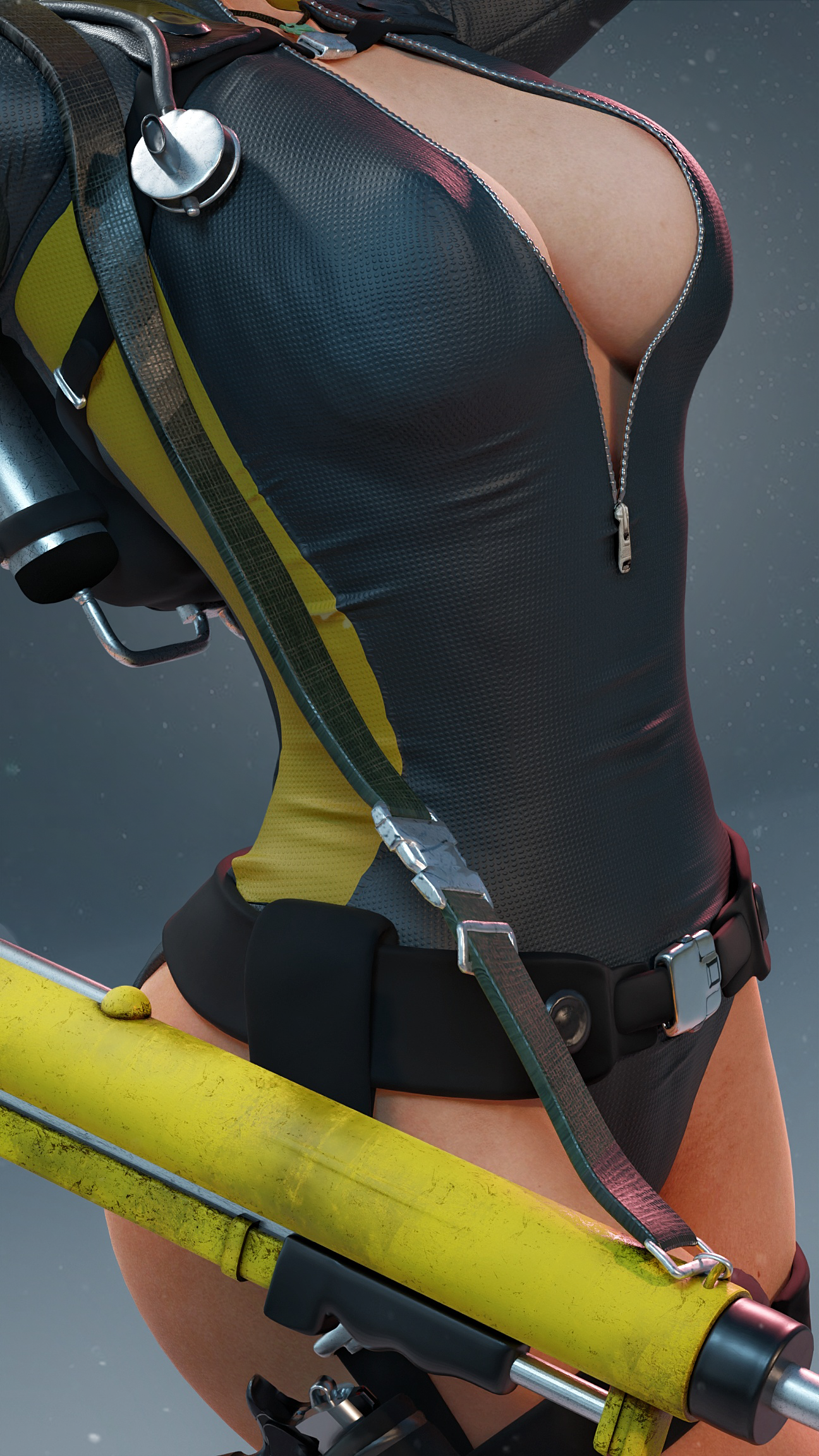 Lara Croft Swimsuit Resin Art (Design by MCM3D Studios)