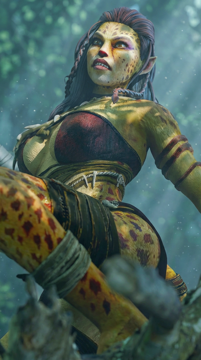 Cheetarah Resin Art (Design by MCM3D Studios)