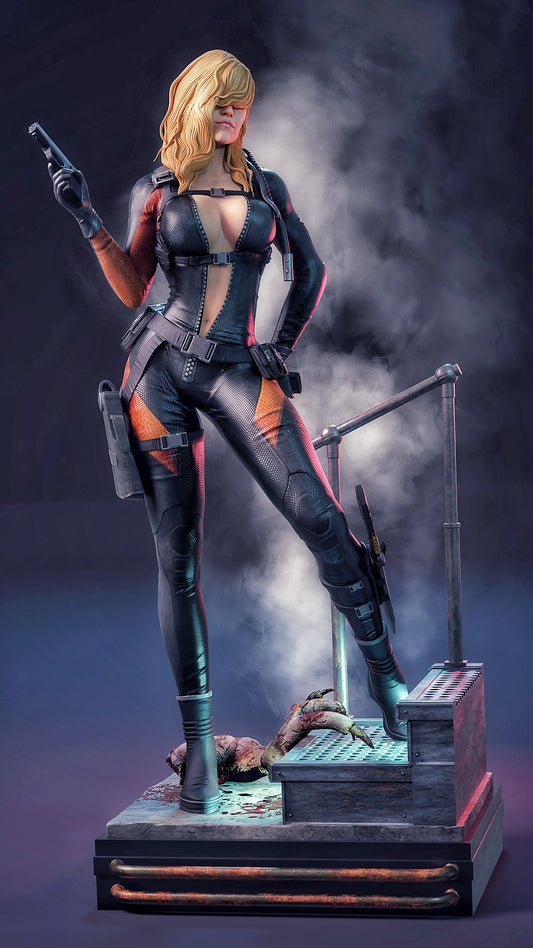 Raychal Fohlei Resident Evil Resin Art (Design by MCM3D Studios)