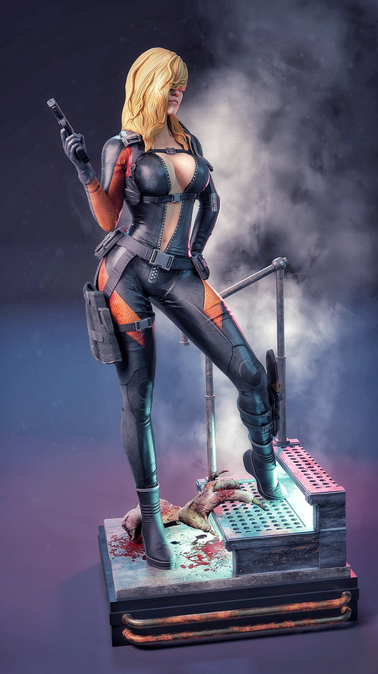 Raychal Fohlei Resident Evil Resin Art (Design by MCM3D Studios)